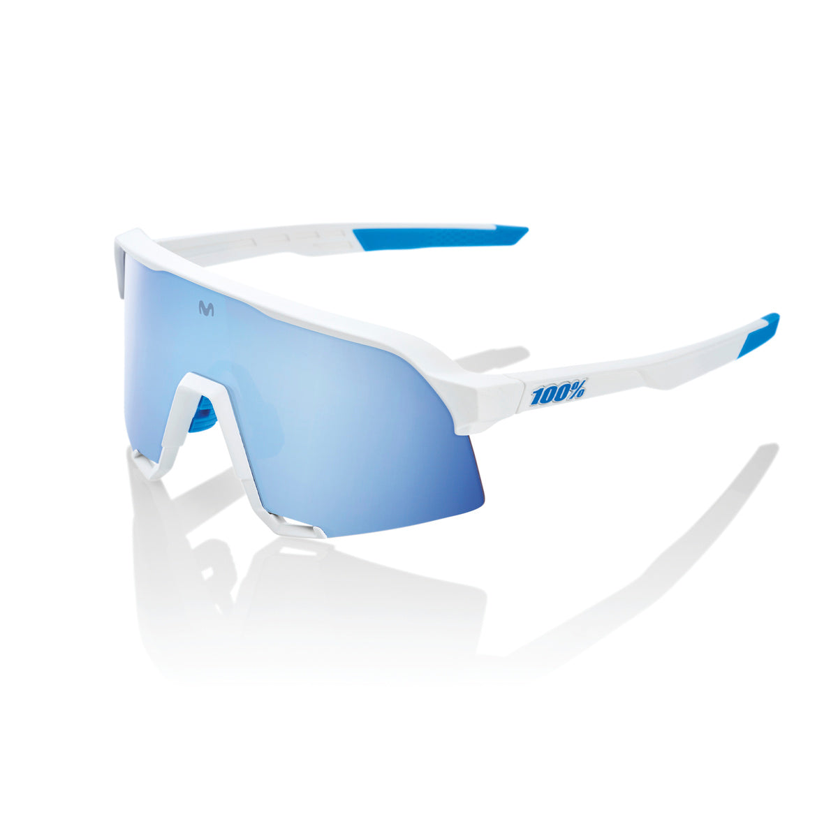 S3 - Movistar Team White - HiPER Blue Multilayer Mirror Lens